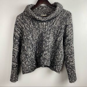 Eileen Fisher - Alpaca Wool Poncho Cropped Pullover Sweater - Size Medium